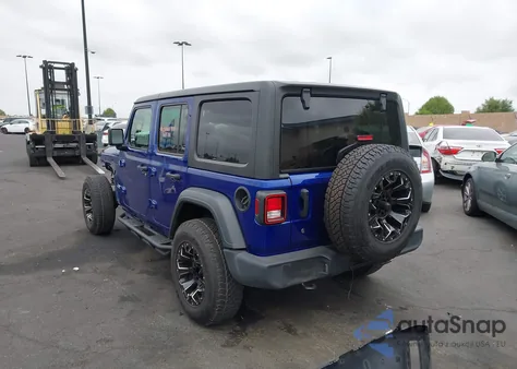 2018 Jeep Wrangler Unlimited Sport 4X4 from USA, damaged, VIN 1C4HJXDG2JW183254